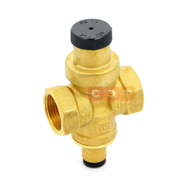 Редуктор давления Compact (латунный, отв. 1/4)  3/4" UF
